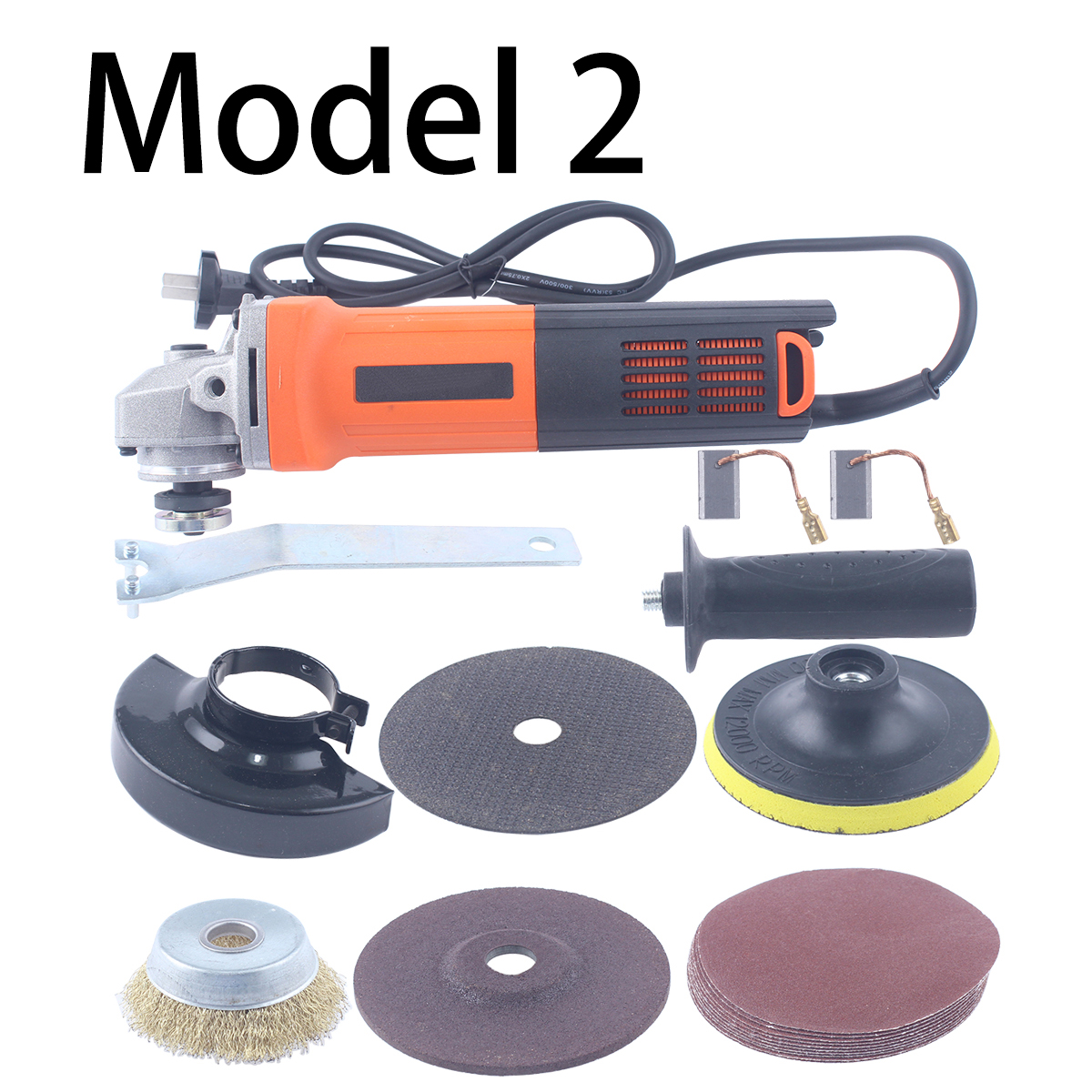 220V 1200W Tool Electric Angle Grinder Power Tools cutting Machine Electric Tool for Grinding of Metal Woodworking: Model 2 / EU
