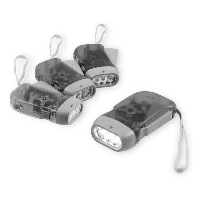 3 LED main pression Dynamo manivelle puissance liquidation lampe de poche torche lumière main presse manivelle Camping lampe lumière pour la maison extérieure