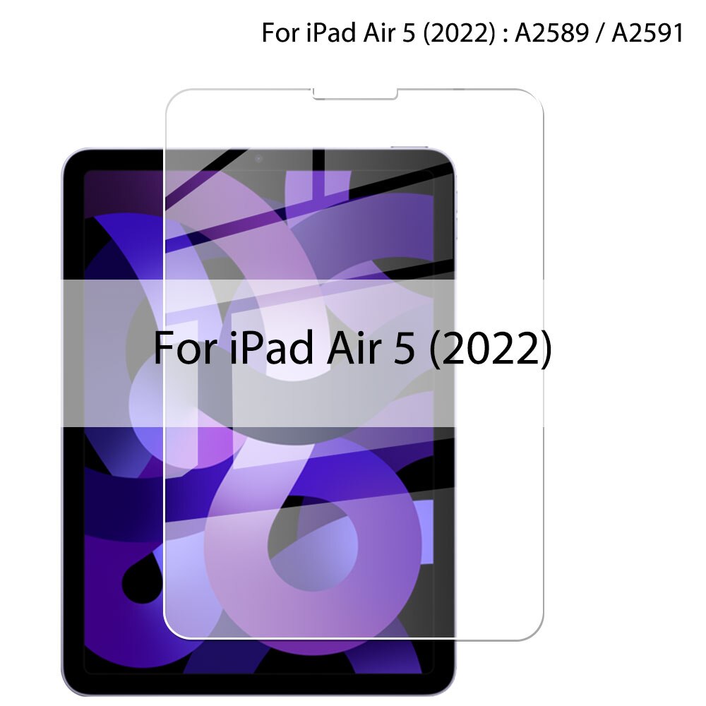 Dla Ipad Mini 6 2021 8.3 9th 9 5 Pro 11 12.9 ochraniacz ekranu ze szkła hartowanego dla Ipad powietrza 4 3 2 2020 10.2 8 8th 6th akcesoria: For Air 5 2022
