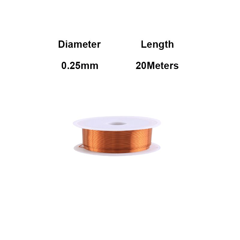 Bobine de fil de cuivre 10-100m, câble de fil de cuivre 0.06mm - 1.0mm, fil magnétique, fil de bobine de cuivre émaillé, fil d'enroulement en cuivre émaillé: vert militaire