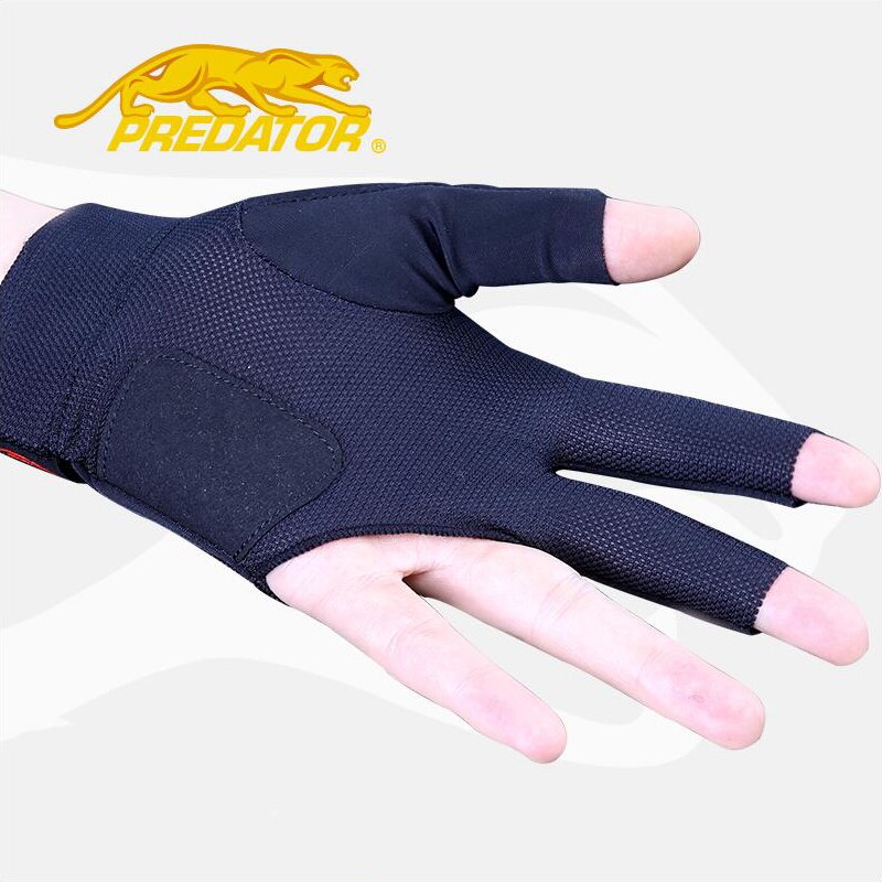 PREDATOR Pool Cue Snooker Cue Gloves Three-finger Mitts Non-slip Left-handed Comfortable Billiard Accessories