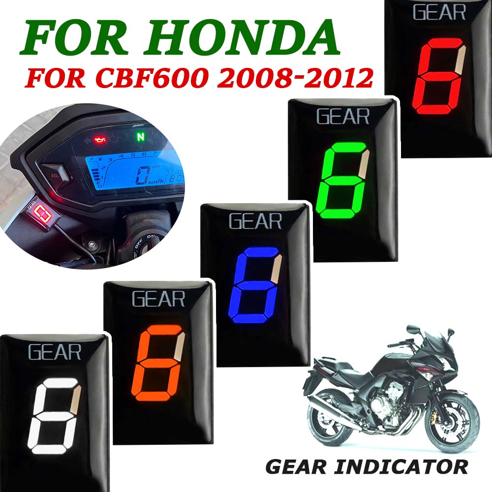 Accesorios para motocicleta, indicador de marcha, medidor de pantalla Ecu, pantalla de velocidad de montaje directo para Honda CBF600 S CBF 600 N SA