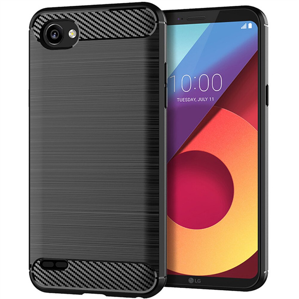 Coque de protection antichoc en Silicone pour LG, compatible modèles Q6 Plus, Q6, LGQ6