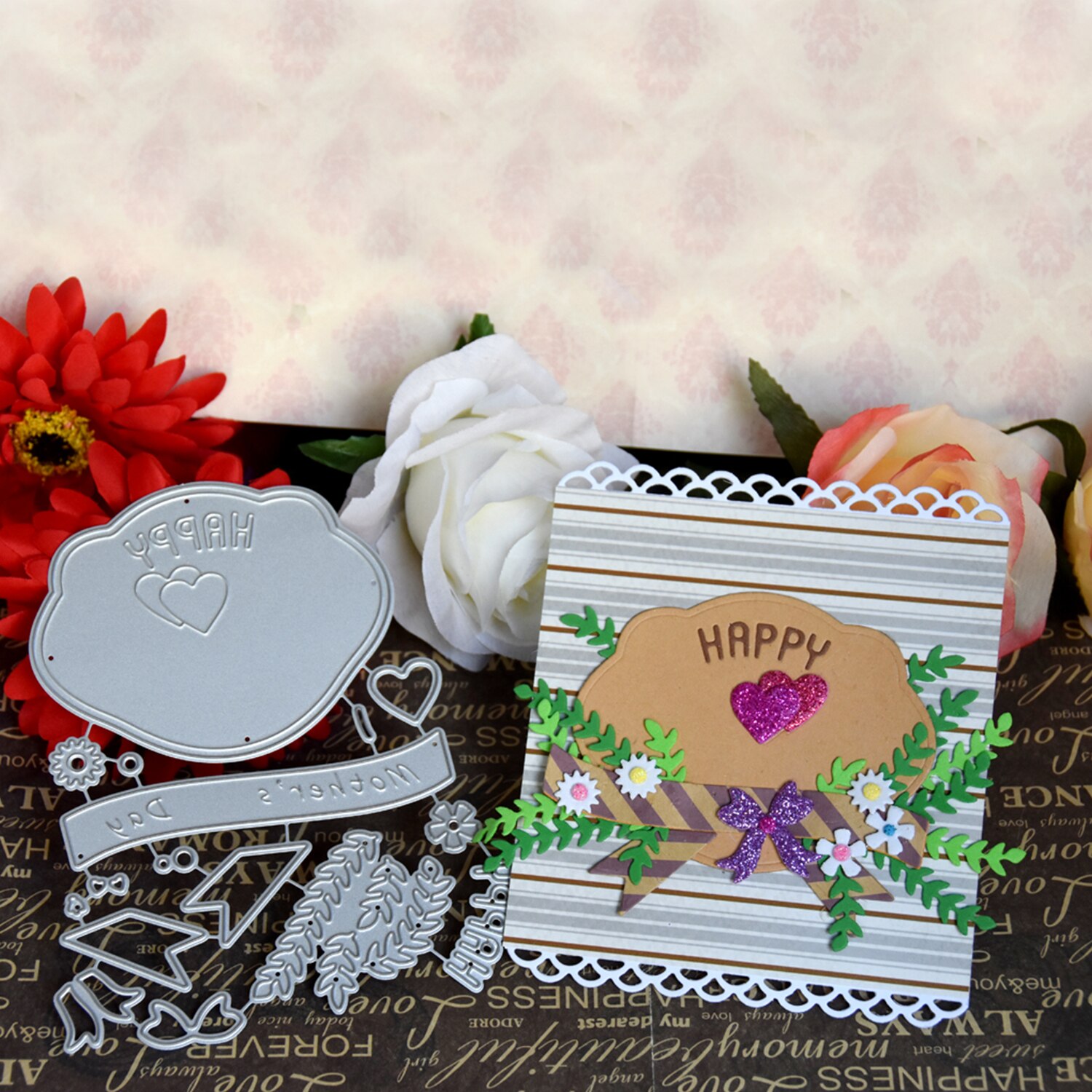 Metal Cutting Dies For DIY Scrapbooking Embossing Paper Wedding Cards Die Cuts Photo Album Making Craft Template Decor Crafts