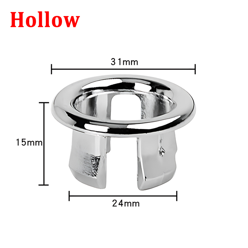 1/2/4Pcs Waschbecken Überlauf Ring Küche Bad Becken Trim Bad Ablauf Kappe Waschbecken Waschbecken Runde überlauf Ring Stecker Becken Zubehör: WHITE / 79,3mm