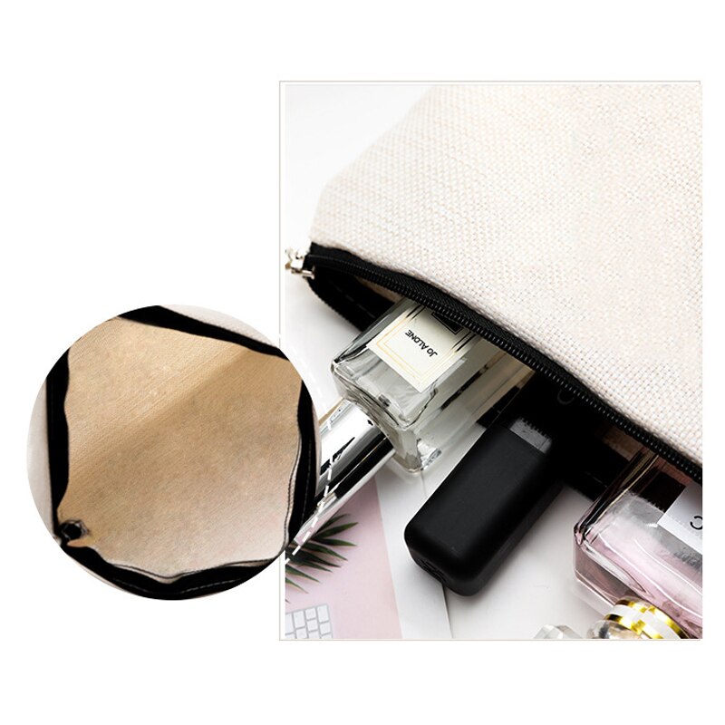 Borsa da toilette da viaggio per donna organizza foglie di piante verdi tropicali stampa borsa cosmetica borsa da trucco portatile per signora borsa per lavaggio