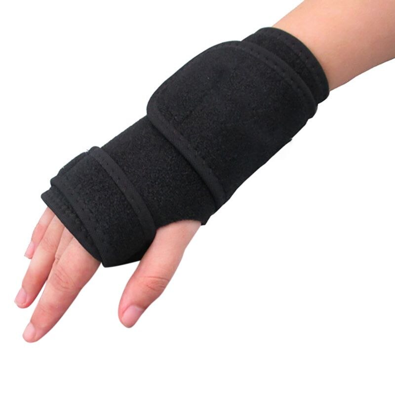 1 pc Nützliche Schiene Verstauchungen Arthritis Band Gürtel Karpaltunnel Hand Handgelenk Unterstützung Klammer Solid Black