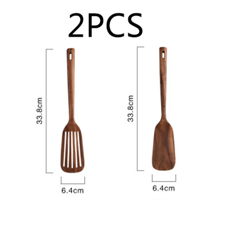 Houten Spatel Kookgerei Schop Voor Non-stick Pan Lepel Kookgerei Tool Houten Gadgets Kookgerei Voor Keuken Accessoires
