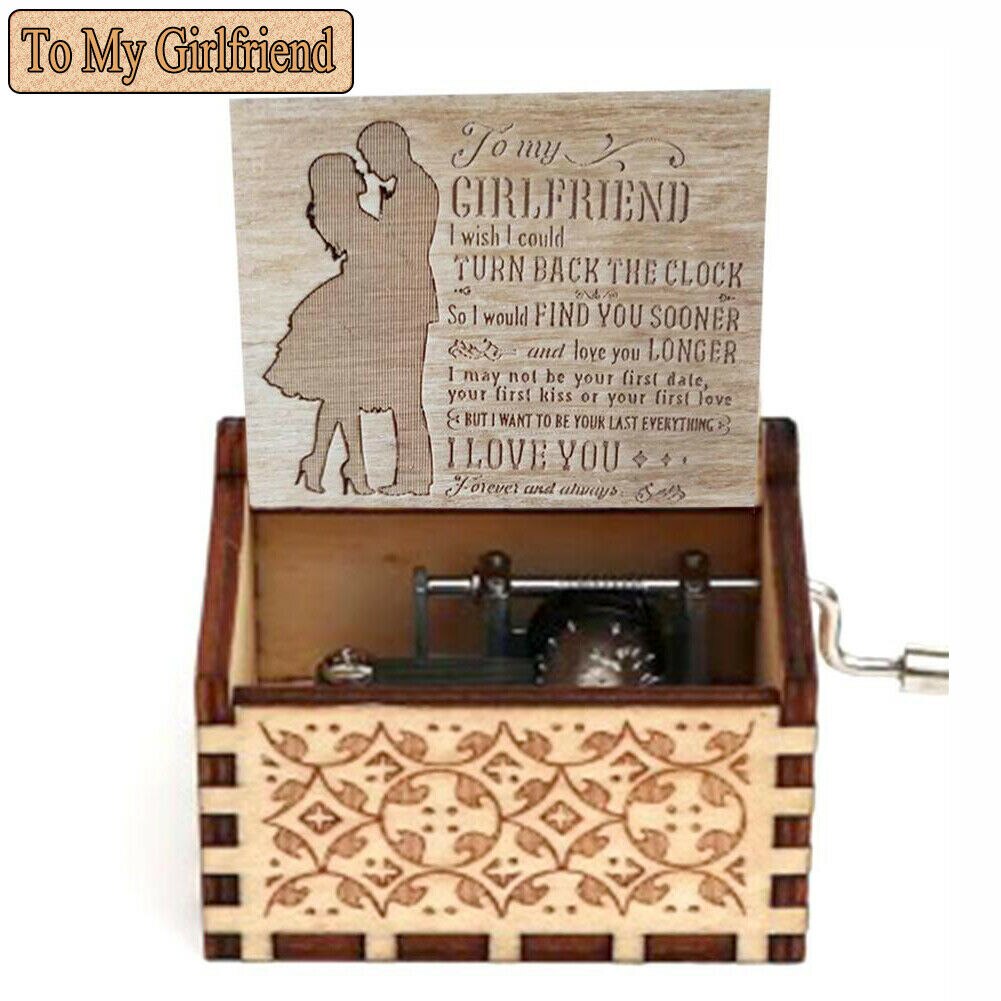 You Are My Sunshine-Wooden Engraved Music Box for Mom/Dad To Daughter/Son Music Boxes Home Decor