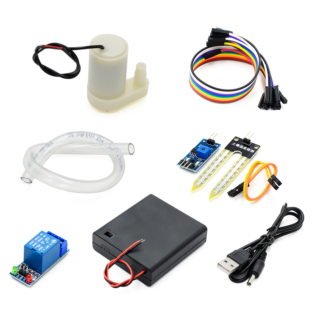 Automatische Irrigatie Module Kit - Bodemvochtsensor & Mini Waterpomp voor Arduino DIY