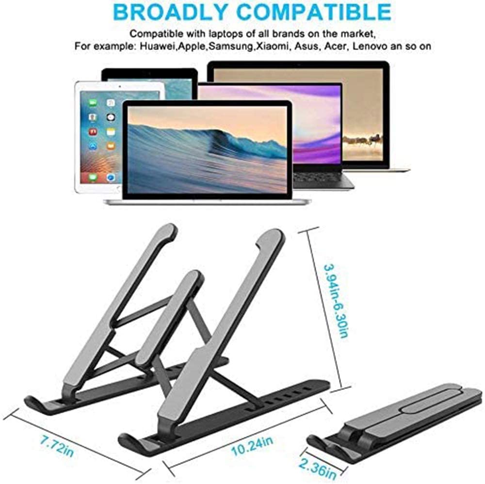Foldable Portable Laptop Stand Support Base Notebook Stand For Macbook Pro Lapdesk PC Computer Laptop Holder Cooling Pad Riser
