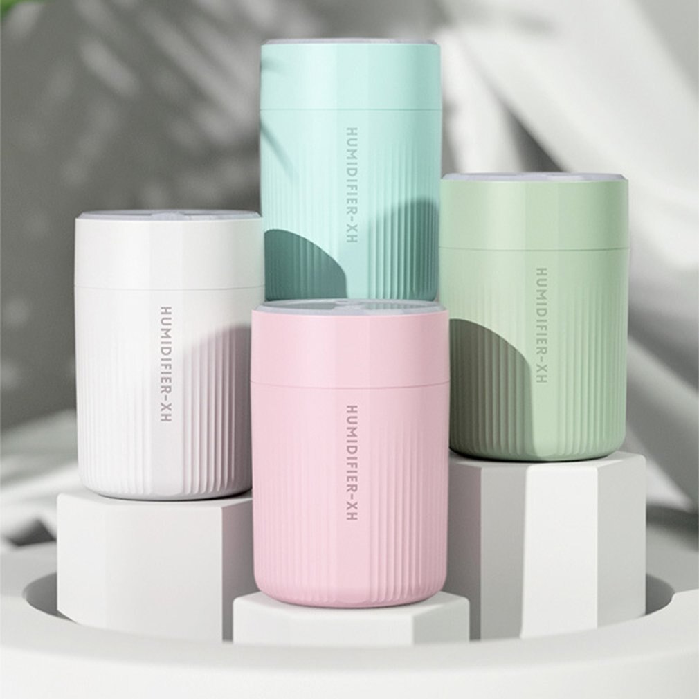 Zonder Batterij Thuis Creatieve Mute Mini Luchtbevochtiger Usb Opladen Draagbare Met Led Night Lamp Schone Lucht 280Ml