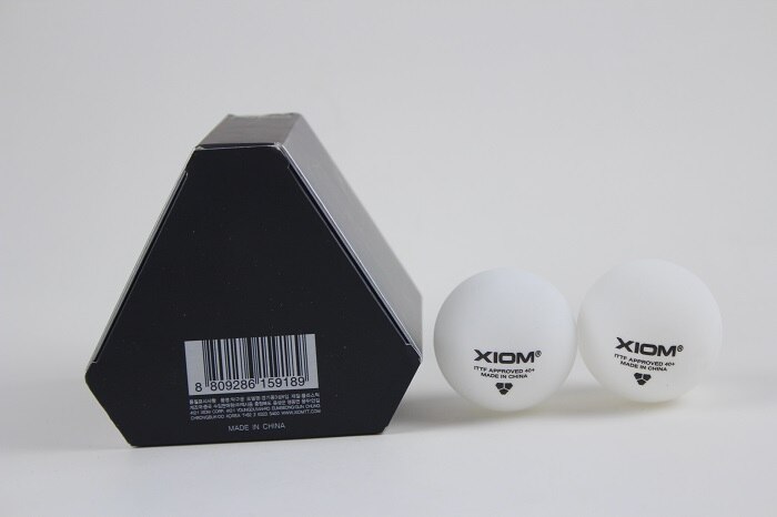Xiom Material Plastic 40+mm ITTF Approved 3-Star Table Tennis Balls White Ping Pong Balls