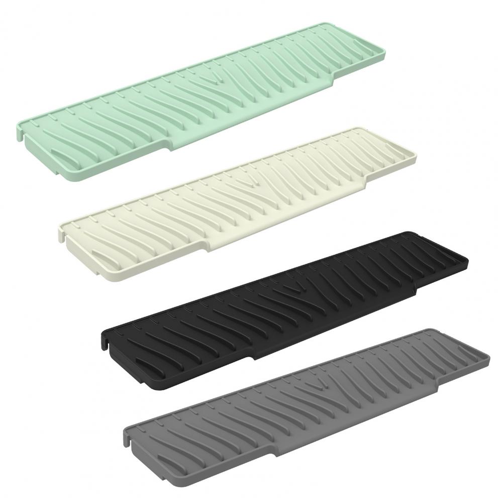 Tapis de vidange pour évier de cuisine, robinet en Silicone, protection contre les éclaboussures, ensemble de tapis de vidange pour cuisine salle de bains, eau antidérapante pour ferme