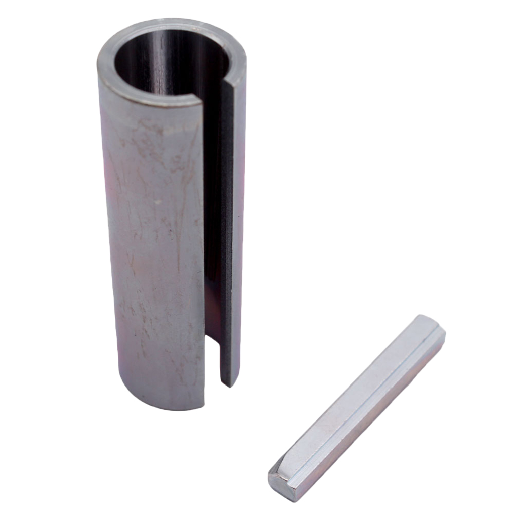 Stainless Steel 3/4' To 1' Inch Shaft Adapter Sleeve Tool With Key Pulley