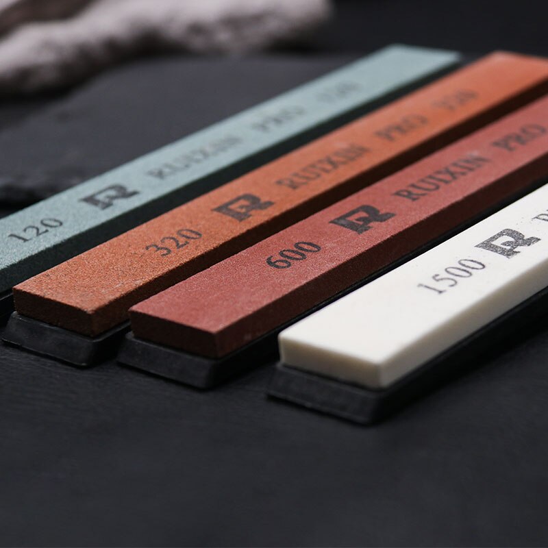 Sharpening Stone Diamond Bars Knife Sharpener Whetstone Grinding Kitchen Tools Accessories Gadgets wet ruixin water 3/5 Sets