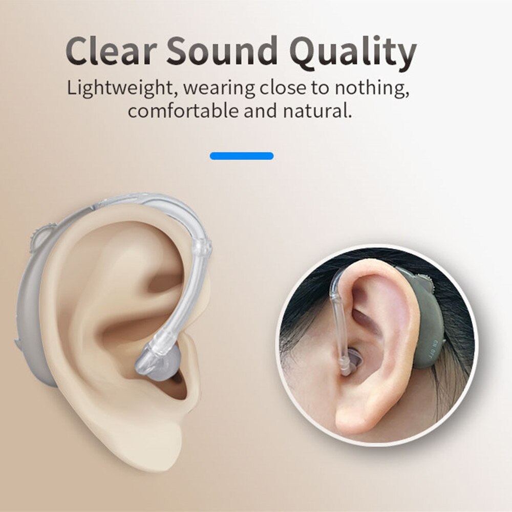 Kit de audífonos de alta Tono Bajo, ayuda auditiva ajustable detrás de la oreja, potenciador de sonido para el cuidado de la oreja para ancianos y sordos, mejor que Siemens,