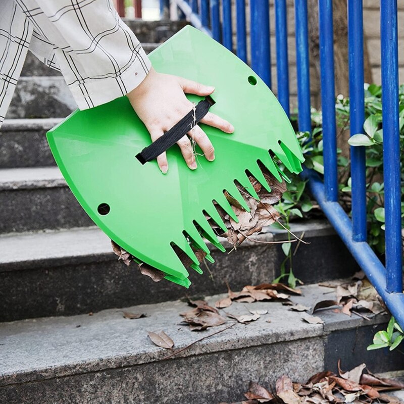 Leaf Scoops Hand Rakes Large Durable Ergonomic Leaf Scoops for Picking up Leaves Fast Easy Leaf and Lawn Grass Removal
