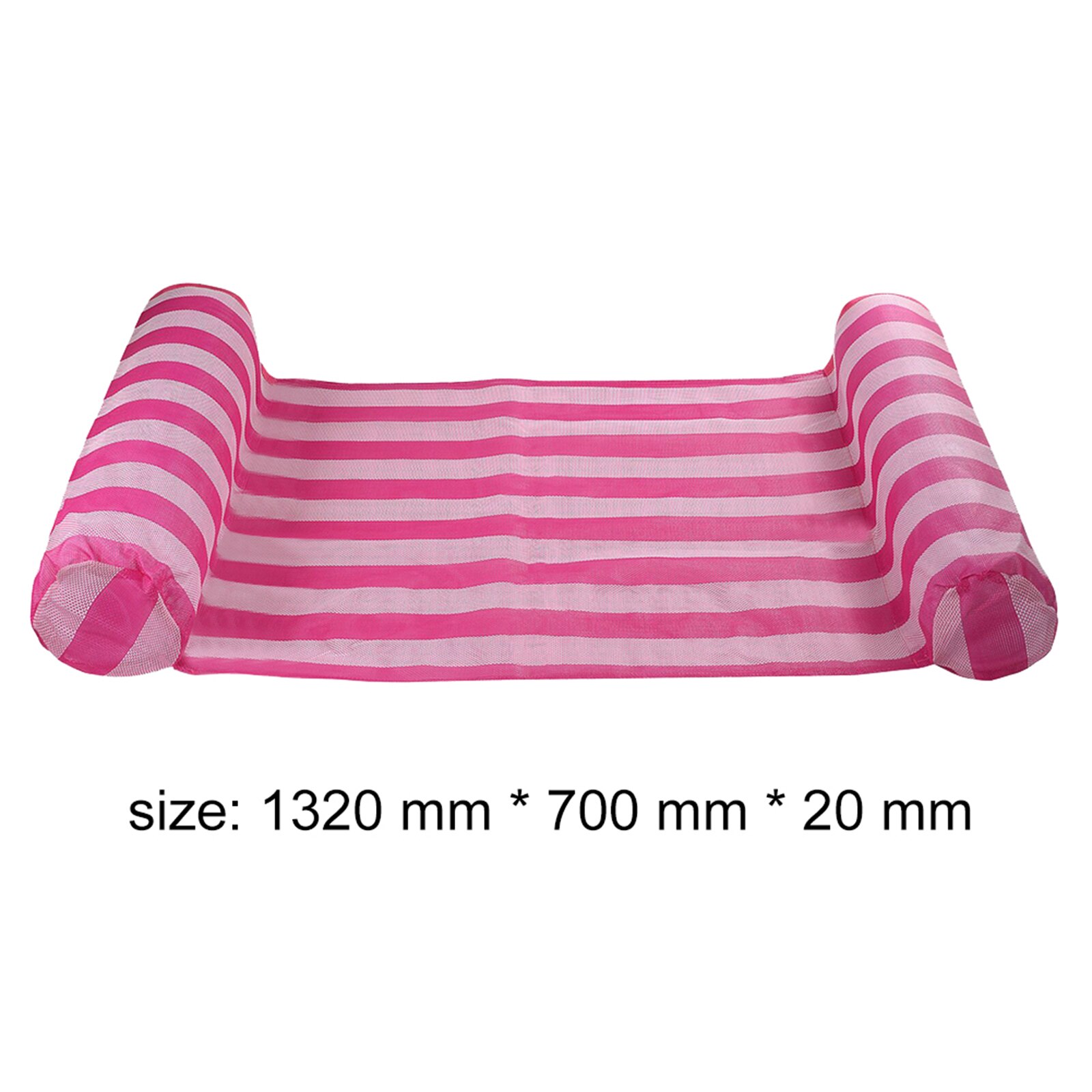 Foldable Inflatable Floating Summer Water Hammock Swimming Pool Beach Lounger Inflatable Mat Toys Floating Sleeping Cushion: d