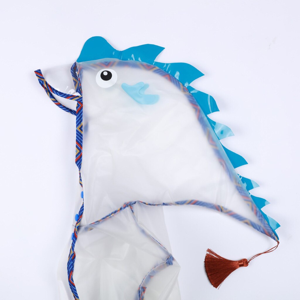 Niños niño chubasquero para niña lluvia borlas dinosaurio 3D ligero impermeable niños sombrero paraguas manos mágicas Tops niños