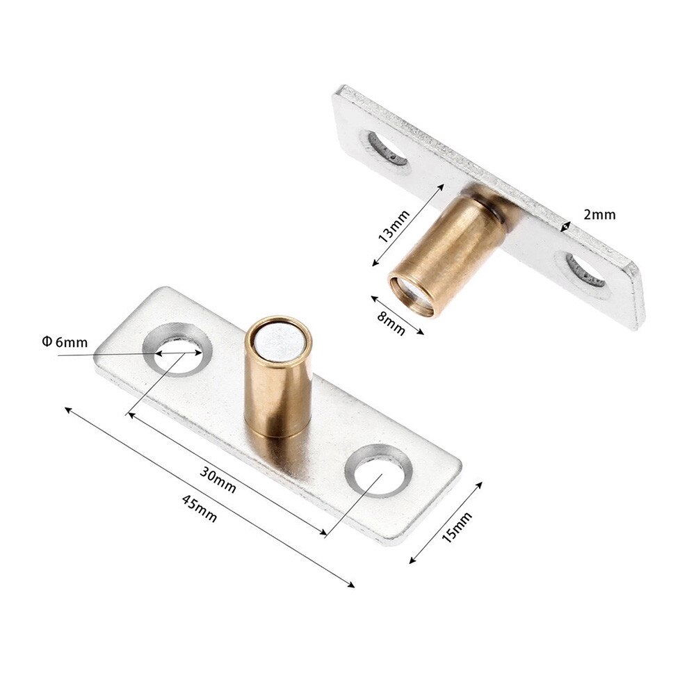 Slides Sliding Door Guide Locator Stopper Wooden 2 Pcs Accessories Building