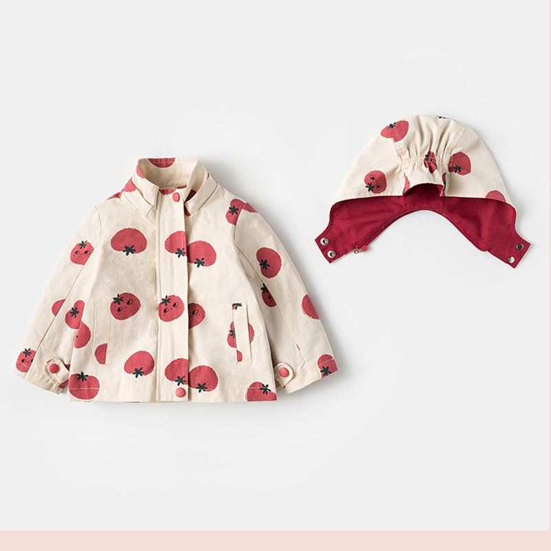 Lente Herfst Dikke Meisjes Jassen Zijdig Kids Bovenkleding Brief Sport Hoodied Jassen Kinderkleding Tiener Trenchcoat