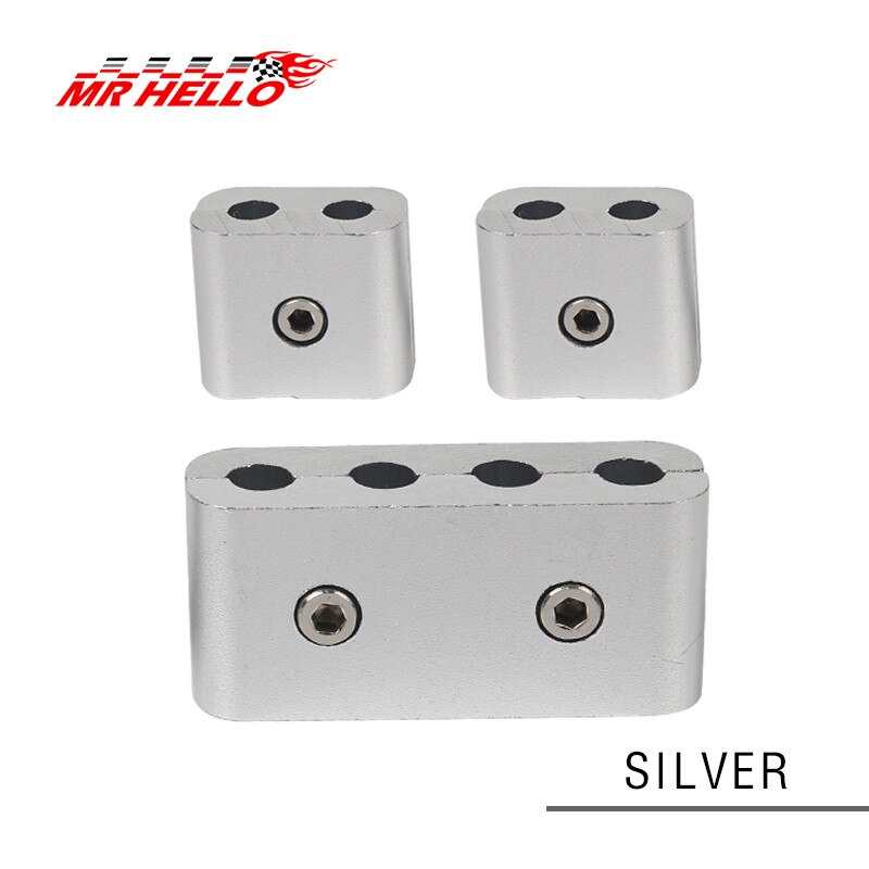 3 piezas jdm spw con contraseña para bujías de coche, separador de cables eléctricos, abrazadera para cable de encendido, clip decorativo para coche.: Plata