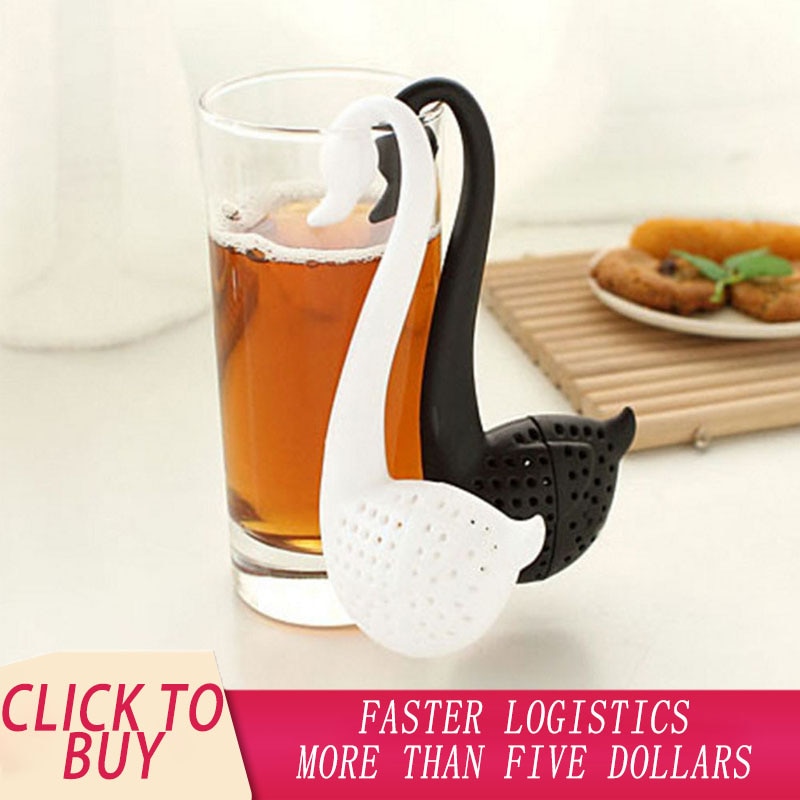 Plastic Swan Shape Tea Infuser Reusable Portable S... – Vicedeal