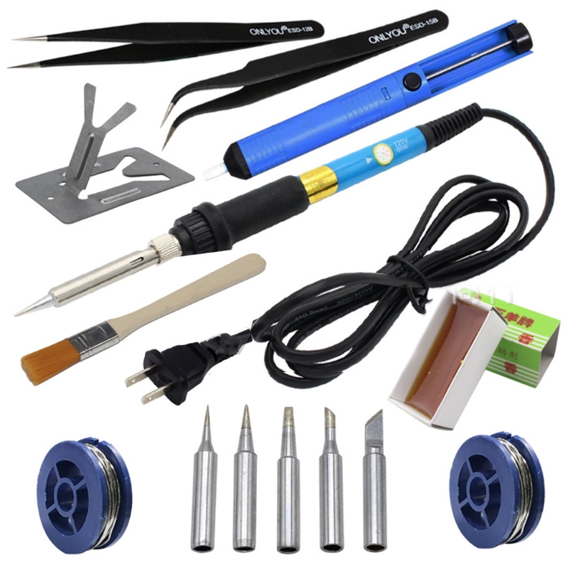 14 in 1 Soldering Iron Kit for Circuit Board and Fields Repair Ideal for Electronic Enthusiasts