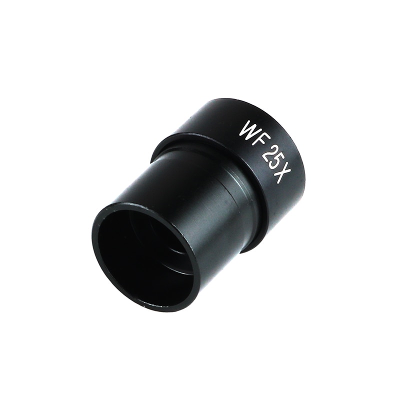 WF25X Microscope Eyepiece 10mm Wide Field of View For 23.2mm Mount Port Biological Microscope