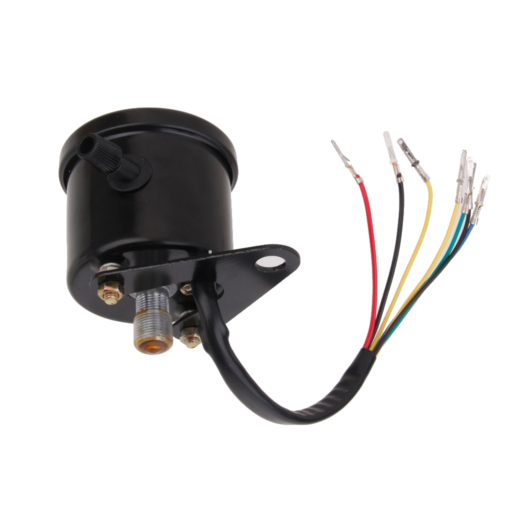 12V Motorcycle Dual Odometer Speedometer Gauge Speed meter W/ Backlight