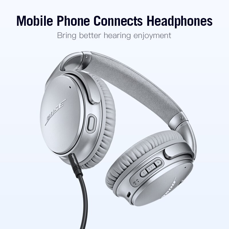 Ventie 3,5 tot 2,5 Aux-kabel Jack 3,5 mm naar jack 2,5 mm audiokabel Jack 3,5 voor hoofdtelefoon Aux-luidsprekerconnectorsnoer 2,5 tot 3,5