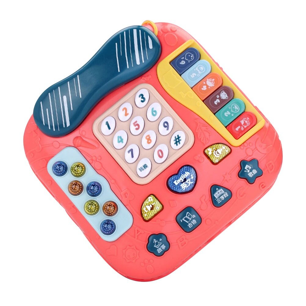 Baby Telefoon Kinderen Speelgoed Auto Vormige Speelbal Tweetalige Speelgoed Mobiele Telefoons Toy Telefoon Telefoon Jouet Enfant Speelgoed Telefoon Voor Kinderen