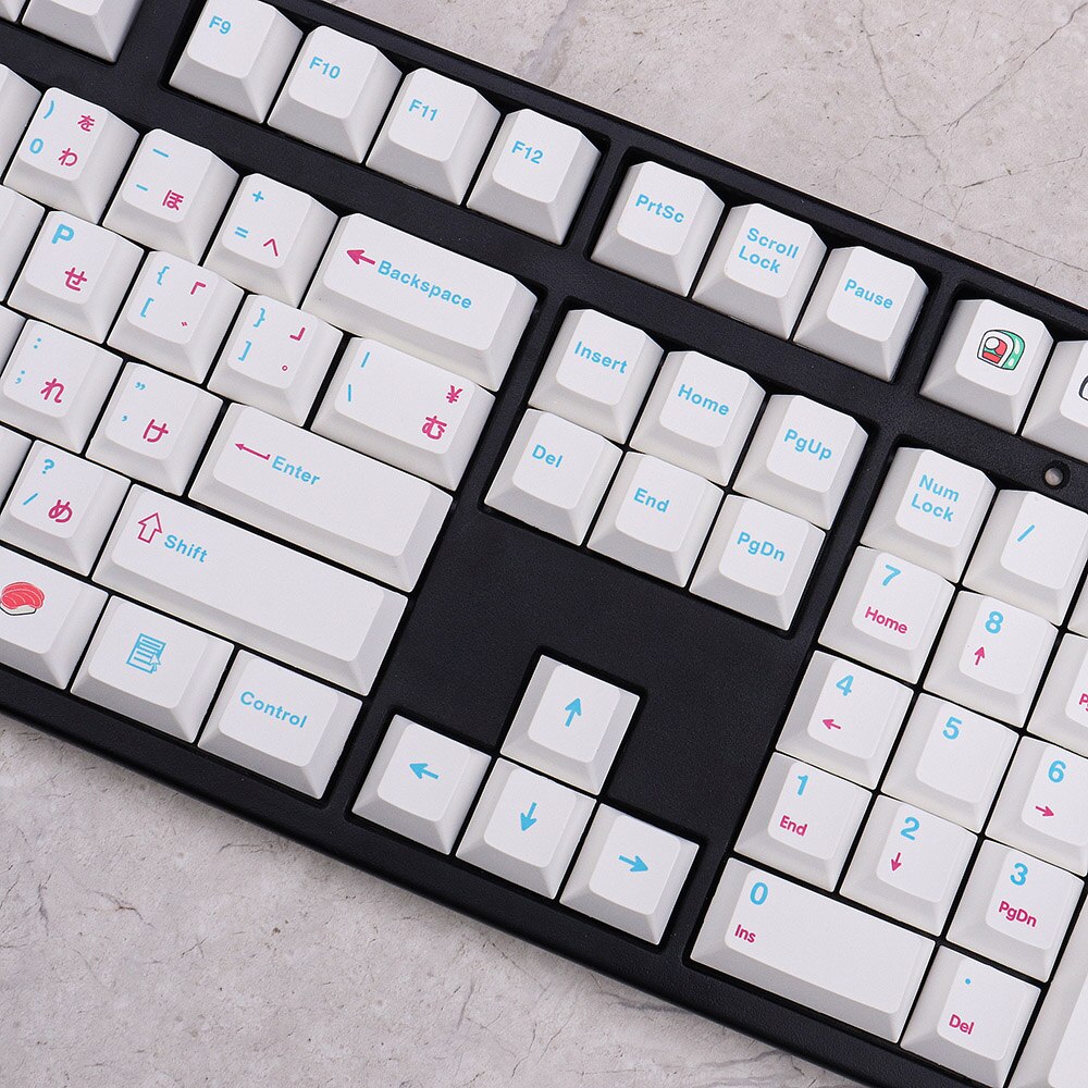 GMK Sushi TaiChi grand ensemble DYE-SUB PBT Keycap personnalité personnalisée japonaise profil cerise Keycaps pour clavier mécanique 61/64
