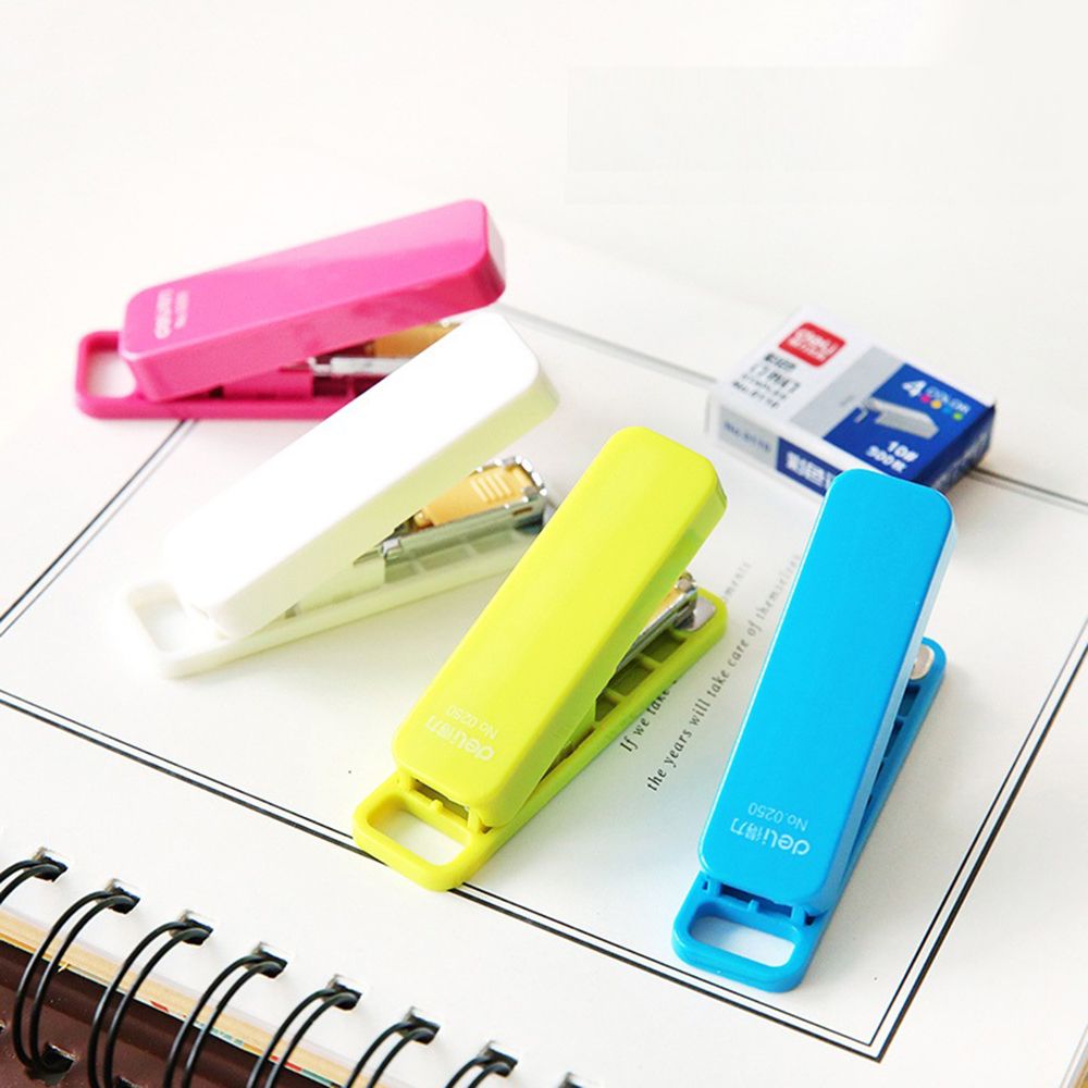 1 Pcs Stapler 10 # Metal Base Durable Color Stapler Stationery Office Supply Staples Office Accessories