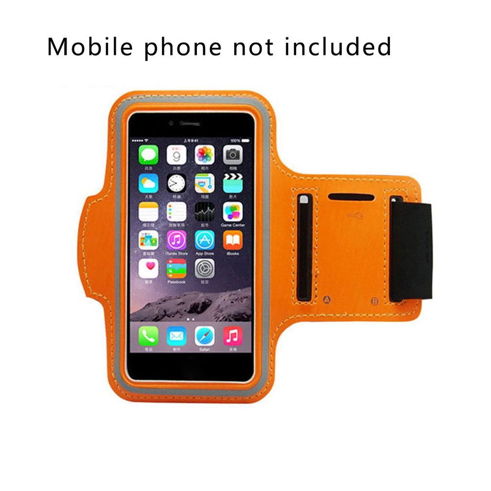Universele Outdoor Running Sport Telefoon Houder Armband Case 4.9Inch-6Inch Arm Band Voor Iphone 11 Pro Max X Xr 8 Plus Samsung Note: Transparant