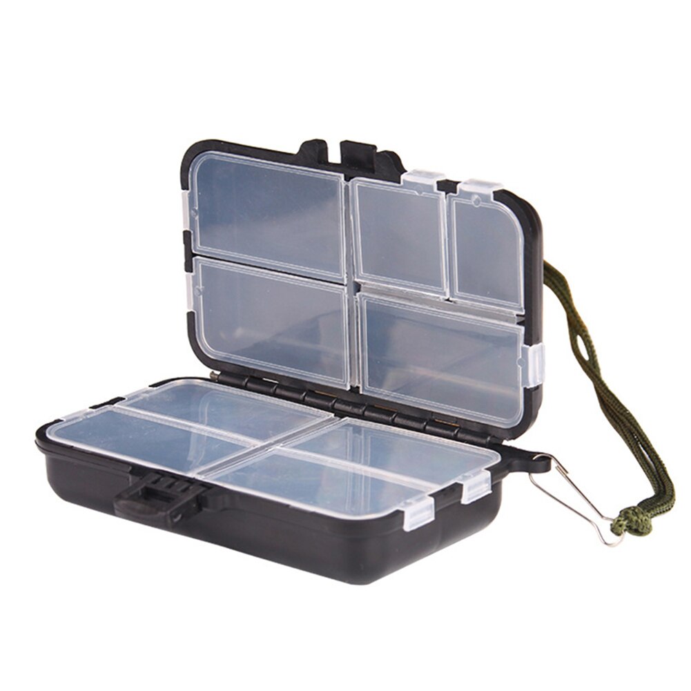 Carp Fishing Tackle Box Waterproof 9 Compartments Multifunctional Fishing Tackle Box Portable Fish Lure Bait Hook Case
