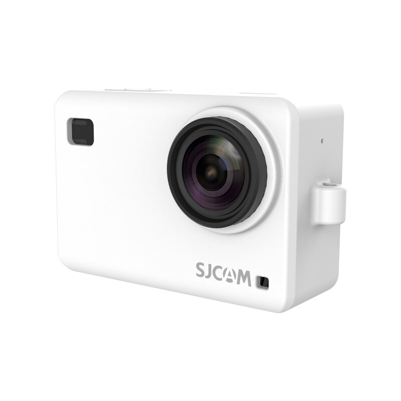 SJCAM SJ8 Silicone Protective Case With Lanyard For SJCAM Series SJ8 PRO / SJ8 PLUS / SJ8 AIR 4K Action Camera: White Color