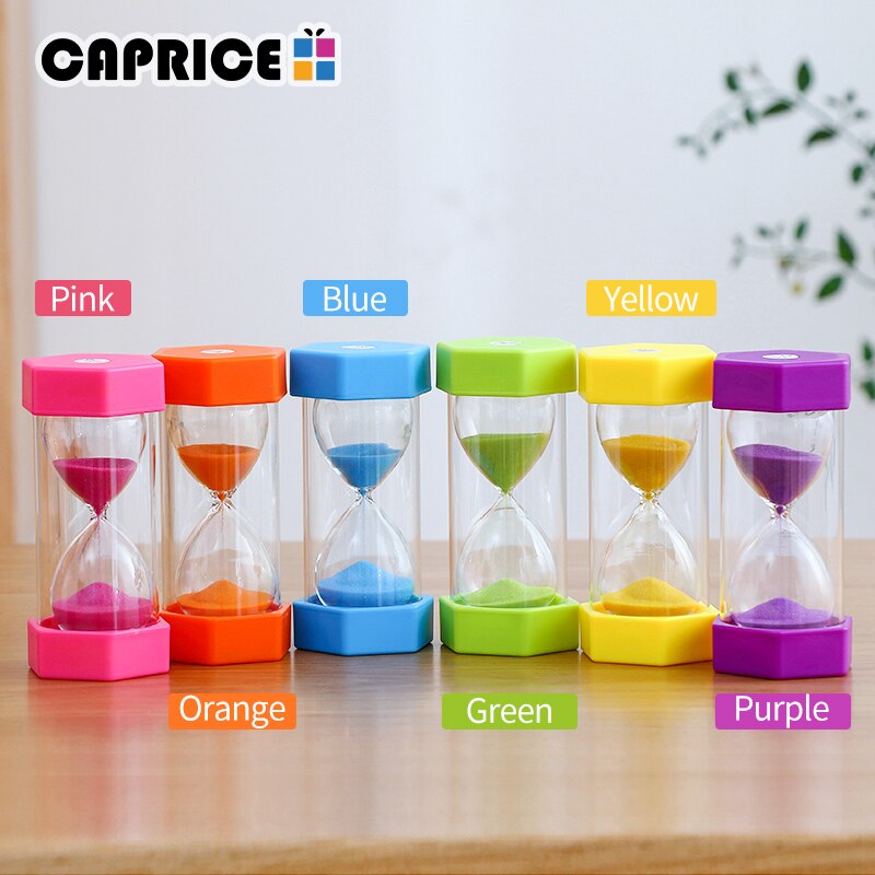 Sand Clock 10 Minutes Timer Watch Safe for Kid Hourglass Double Layer Plastic Glass Timer Clock Decoration Accessories LJSL-mini