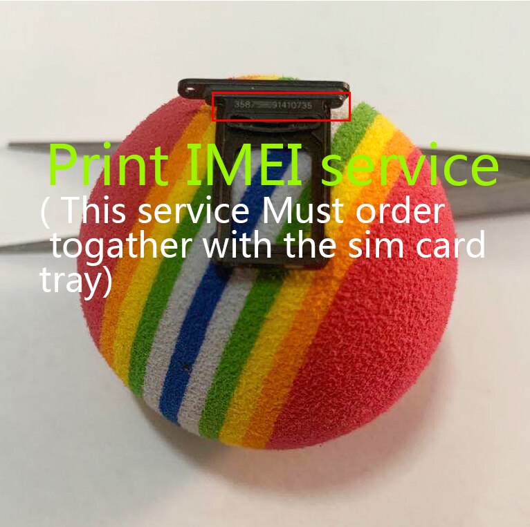 6 Kleuren Voor Iphone Xr Double/Single Sim-kaart Lade Voor Iphone Xr + Gratis Sim Kaart Pin: Print IMEI fee