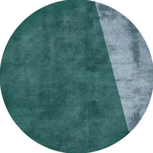 Verde redondo tapete sujo-resistente sala de estar círculo tapete antiderrapante quarto banheiro capachos casa corredor área decoração tapetes: 150X220cm / YELLOW