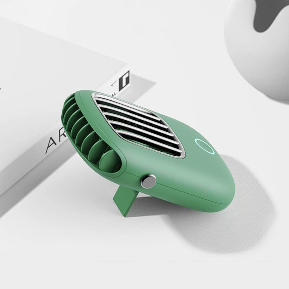 Xiaomi ventilador portátil para colgar en el cuello Mini ventilador de refrigeración de aire de bolsillo Cordón de viaje de verano al aire libre ventilador recargable USB refrigerador manos libres