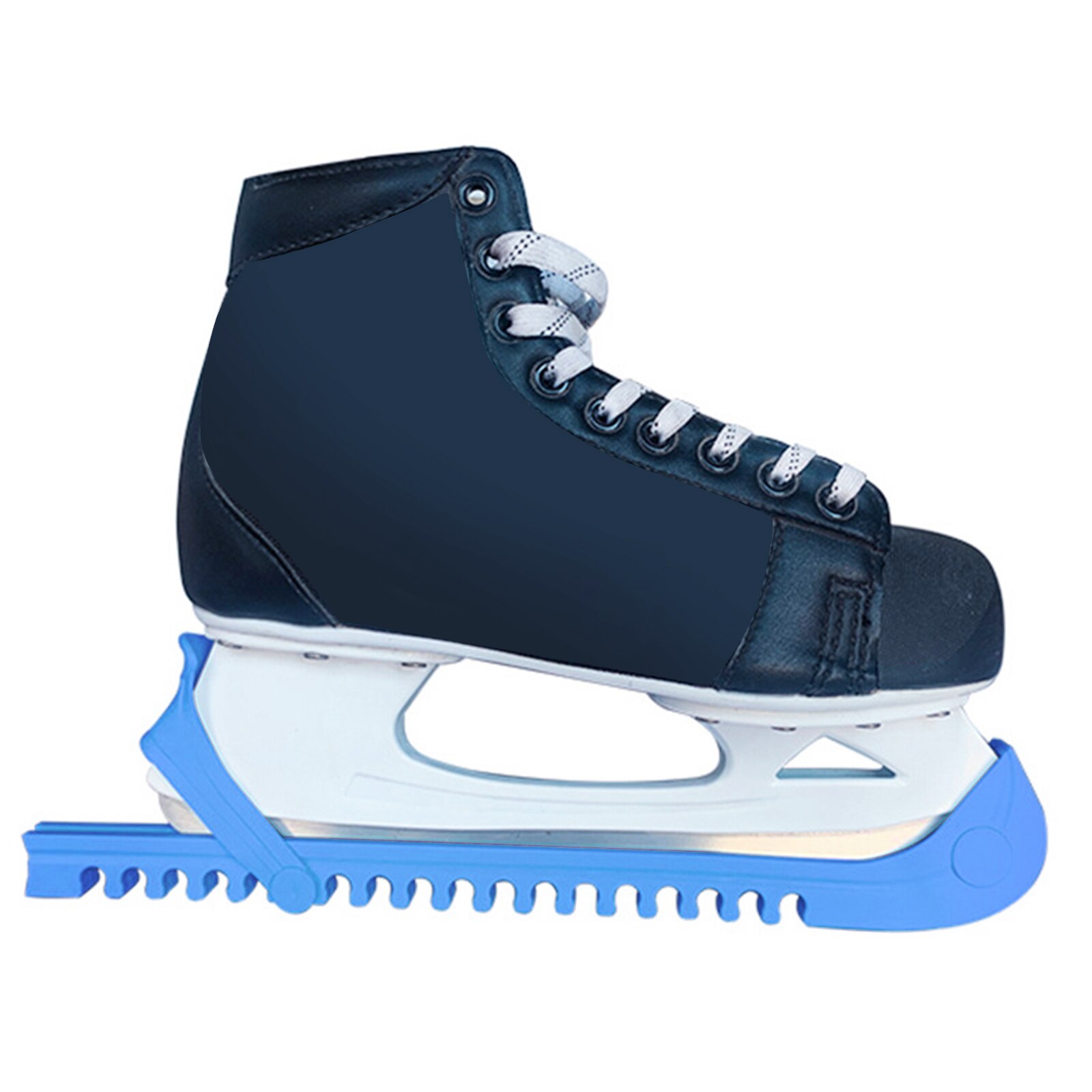 Skates Blade Guard Plastic Skating Boots Protection Off Ice Protect Guard: Blue
