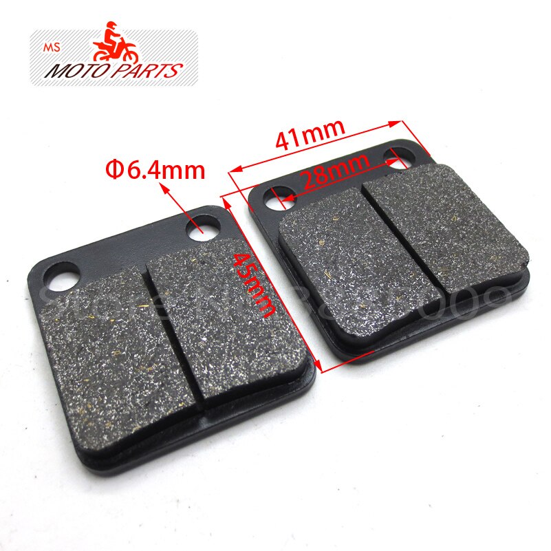 Pastillas de freno traseras de acero para motocicleta, zapatos para 50cc, 70cc, 90cc, 110cc, 125cc, 140cc, 150cc, 160cc, Pit Bike, ATV, motocicleta tipo Quad Scooter