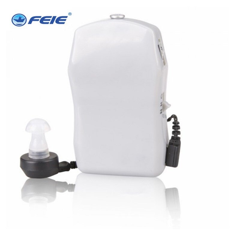 X-136 AXON-audífono de bolsillo para ancianos, amplificador de sonido ajustable, volumen, cuidado de sordos, auriculares de ayuda con cable