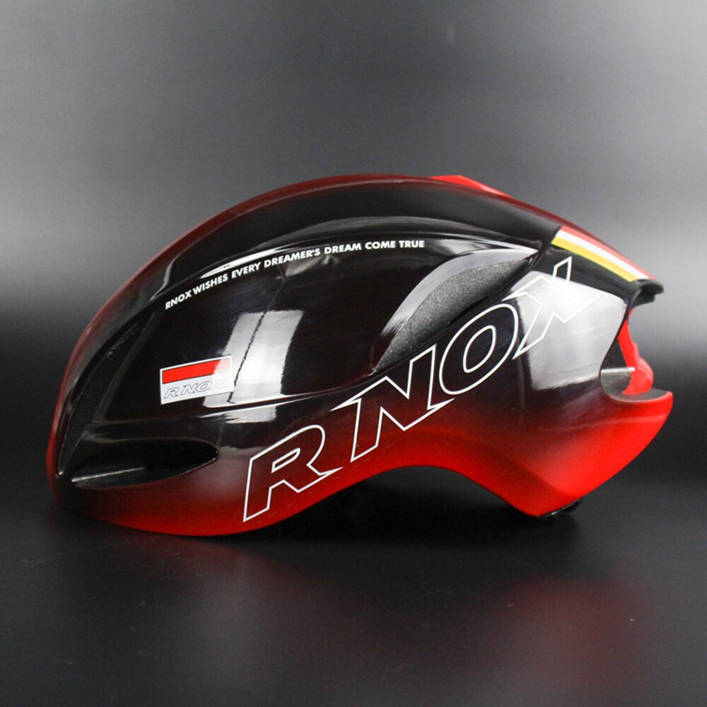 Aero Helmet Triathlon Bicycle Helmet TT Road Bike Helmet For Men Women Race Cycling Helmet Mtb Casco Ciclismo Bicycle Equipment: Black red