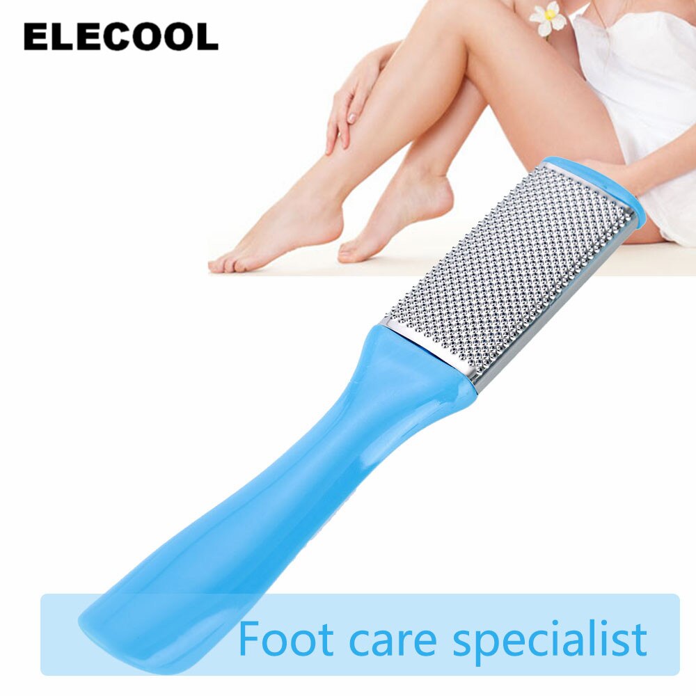 ELECOOL 1pc Double-sided Foot File Pedicure Tool Feet Dead Skin Coarse Callus Remover Foot Care Pedicure Tool