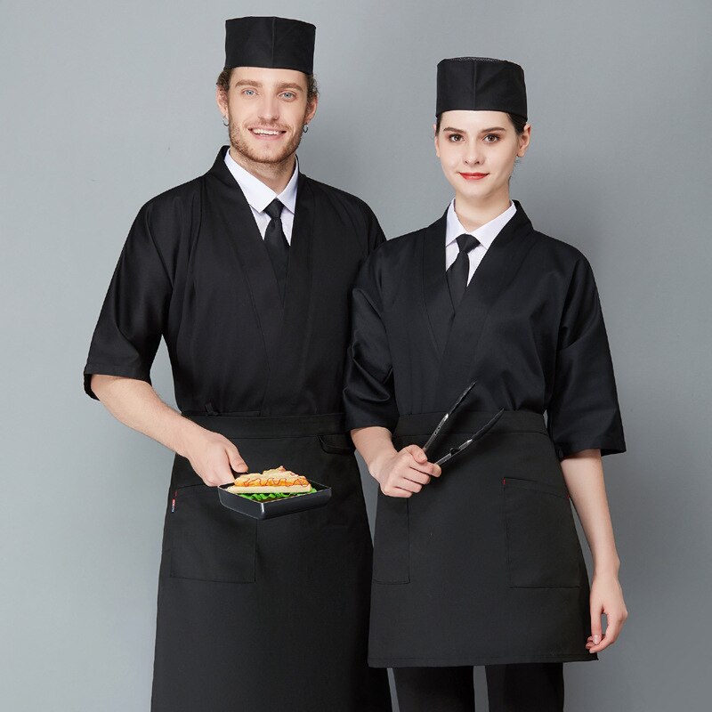 Arbejdstøj efterårs- og vintertøj hotel catering kagebutik bagning kok mands svedabsorberende åndbart kokketøj