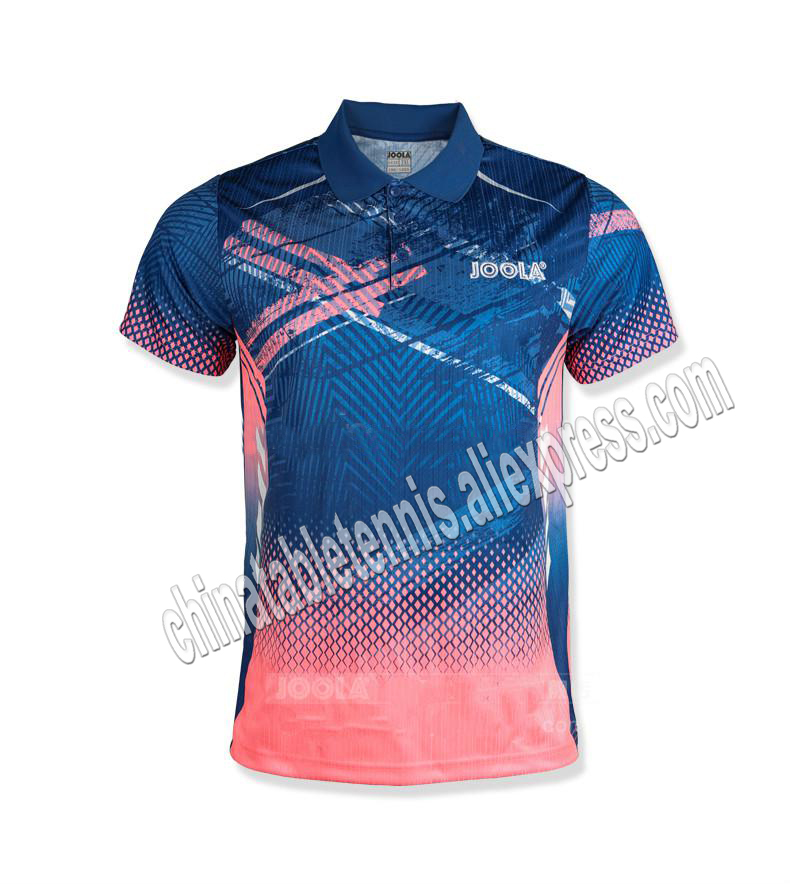 Joola-Camiseta deportiva de manga corta para hombre y mujer, ropa transpirable para tenis de mesa, bádminton, Verano