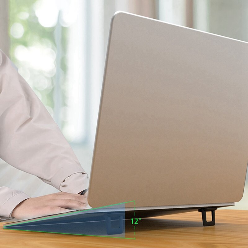 3X Laptop Houder Verticale Draagbare Opvouwbare Beugel Tablet Computer Beugel Desktop Verhogen Beugel Warmteafvoer